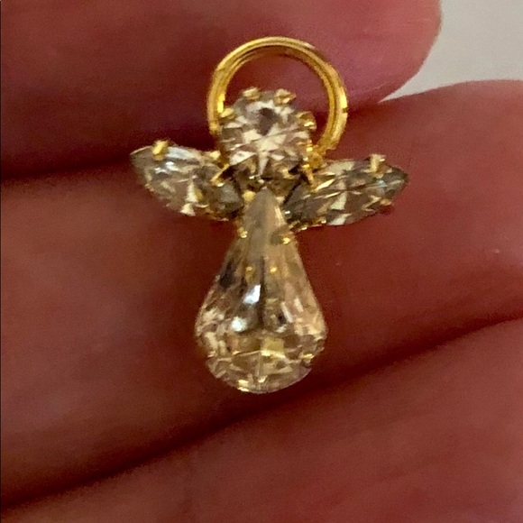 Crystal Angel Tack Pin - Picture 1 of 4